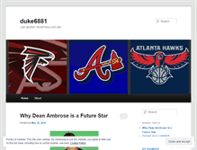 Tablet Screenshot of duke6881.wordpress.com