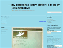Tablet Screenshot of jzimbabwe.wordpress.com