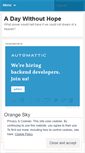 Mobile Screenshot of adaywithouthope.wordpress.com