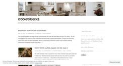 Desktop Screenshot of icookforkicks.wordpress.com