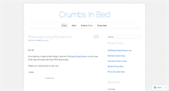 Desktop Screenshot of crumbsinbed.wordpress.com