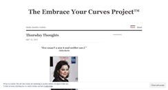 Desktop Screenshot of embraceyourcurvesproject.wordpress.com