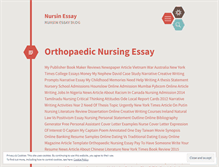 Tablet Screenshot of nursinessay.wordpress.com