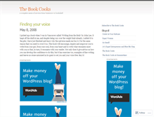 Tablet Screenshot of bookcooks.wordpress.com