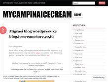 Tablet Screenshot of mycampinaicecream.wordpress.com