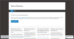 Desktop Screenshot of micropakistan.wordpress.com