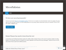 Tablet Screenshot of micropakistan.wordpress.com