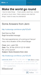 Mobile Screenshot of maketheworldgoround.wordpress.com