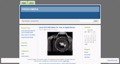 Desktop Screenshot of frogcamera.wordpress.com