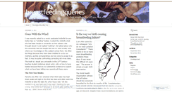 Desktop Screenshot of breastfeedingqueries.wordpress.com