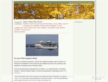Tablet Screenshot of mainerunningcruise.wordpress.com