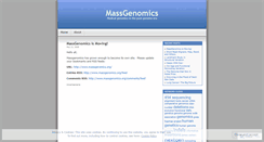 Desktop Screenshot of massgenomics.wordpress.com