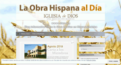 Desktop Screenshot of obrahispana.wordpress.com