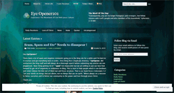 Desktop Screenshot of eyeopener101.wordpress.com