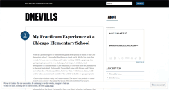 Desktop Screenshot of dnevills.wordpress.com