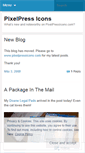 Mobile Screenshot of pixelpressicons.wordpress.com