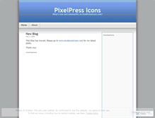 Tablet Screenshot of pixelpressicons.wordpress.com