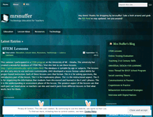 Tablet Screenshot of mrsnuffer.wordpress.com