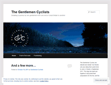 Tablet Screenshot of gentlemencyclists.wordpress.com