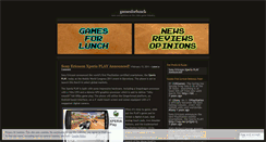 Desktop Screenshot of gamesforlunch.wordpress.com
