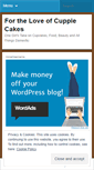 Mobile Screenshot of fortheloveofcuppiecakes.wordpress.com