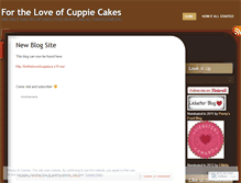 Tablet Screenshot of fortheloveofcuppiecakes.wordpress.com