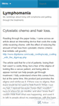 Mobile Screenshot of lymphomania.wordpress.com