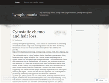 Tablet Screenshot of lymphomania.wordpress.com