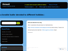 Tablet Screenshot of linnauk.wordpress.com