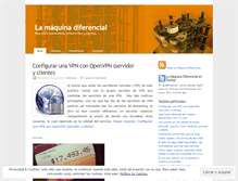 Tablet Screenshot of lamaquinadiferencial.wordpress.com