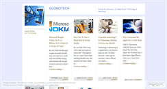 Desktop Screenshot of glomotech.wordpress.com