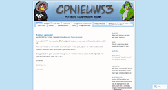 Desktop Screenshot of cpnieuws3.wordpress.com