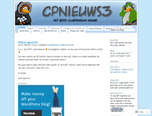 Tablet Screenshot of cpnieuws3.wordpress.com