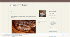 Desktop Screenshot of lizzyslivelyliving.wordpress.com