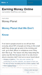 Mobile Screenshot of eearning.wordpress.com