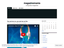 Tablet Screenshot of magazinemania.wordpress.com
