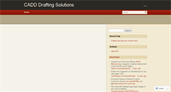 Desktop Screenshot of caddraftingsolutions.wordpress.com