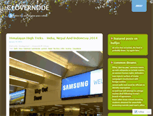 Tablet Screenshot of clovernode.wordpress.com