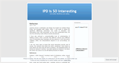 Desktop Screenshot of iloveipd.wordpress.com