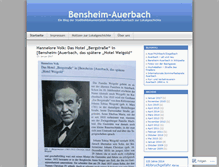 Tablet Screenshot of bensheimauerbach.wordpress.com