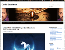 Tablet Screenshot of descalante.wordpress.com