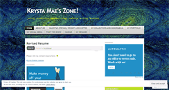 Desktop Screenshot of krystamae.wordpress.com