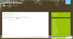 Desktop Screenshot of katiejsjournal.wordpress.com