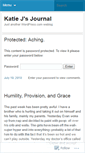 Mobile Screenshot of katiejsjournal.wordpress.com