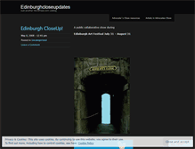 Tablet Screenshot of edinburghcloseup.wordpress.com