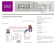 Tablet Screenshot of dariaburke.wordpress.com