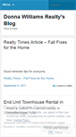 Mobile Screenshot of donnawilliamsrealty.wordpress.com