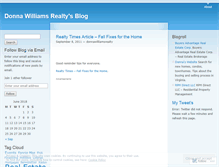 Tablet Screenshot of donnawilliamsrealty.wordpress.com