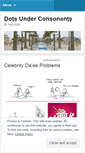 Mobile Screenshot of dotsunderconsonants.wordpress.com