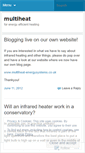 Mobile Screenshot of multiheat.wordpress.com